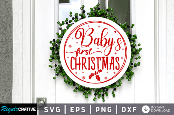 Download Babys First Christmas SVG Design - Christmas svg design Collection