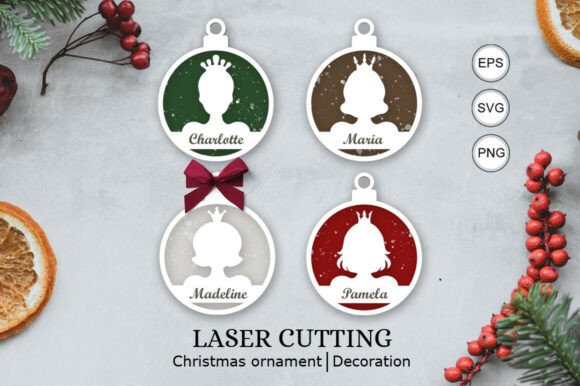 Download Princess Christmas Personalized Ornament - Premium Resources