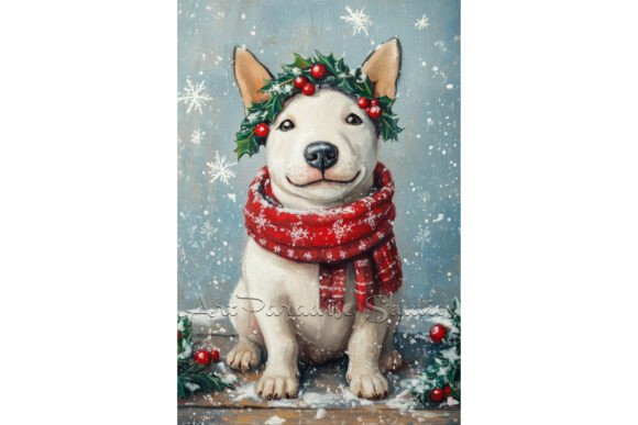 Download Bull Terrier Holiday Wall Decor Gifts - Gift Collection