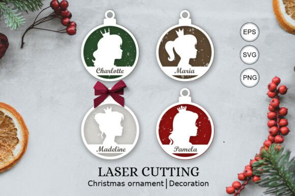 Download Princess Christmas Personalized Ornament - Premium Resources
