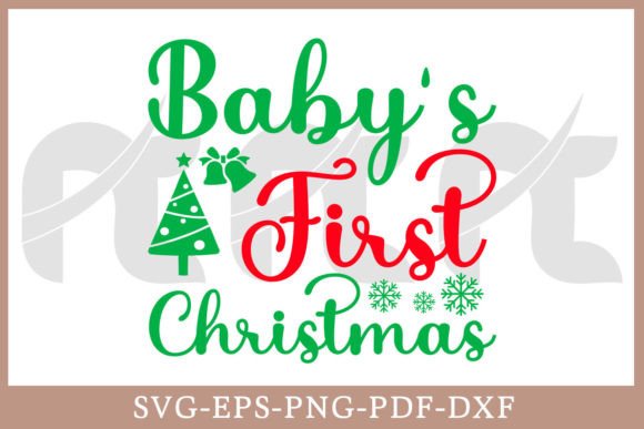 Download Baby's First Christmas Gift SVG Shirt - Gift Collection