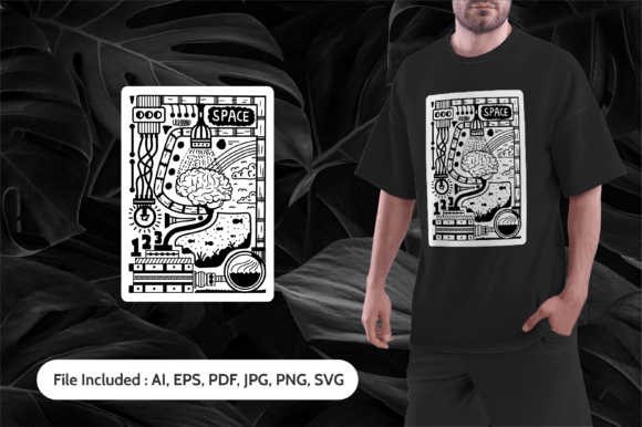 Download Miracle of Brain T-shirt Artwork - Premium Resources