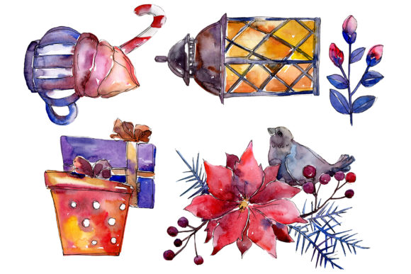 Download Collection Christmas Miracle Watercolor - Premium Bundle